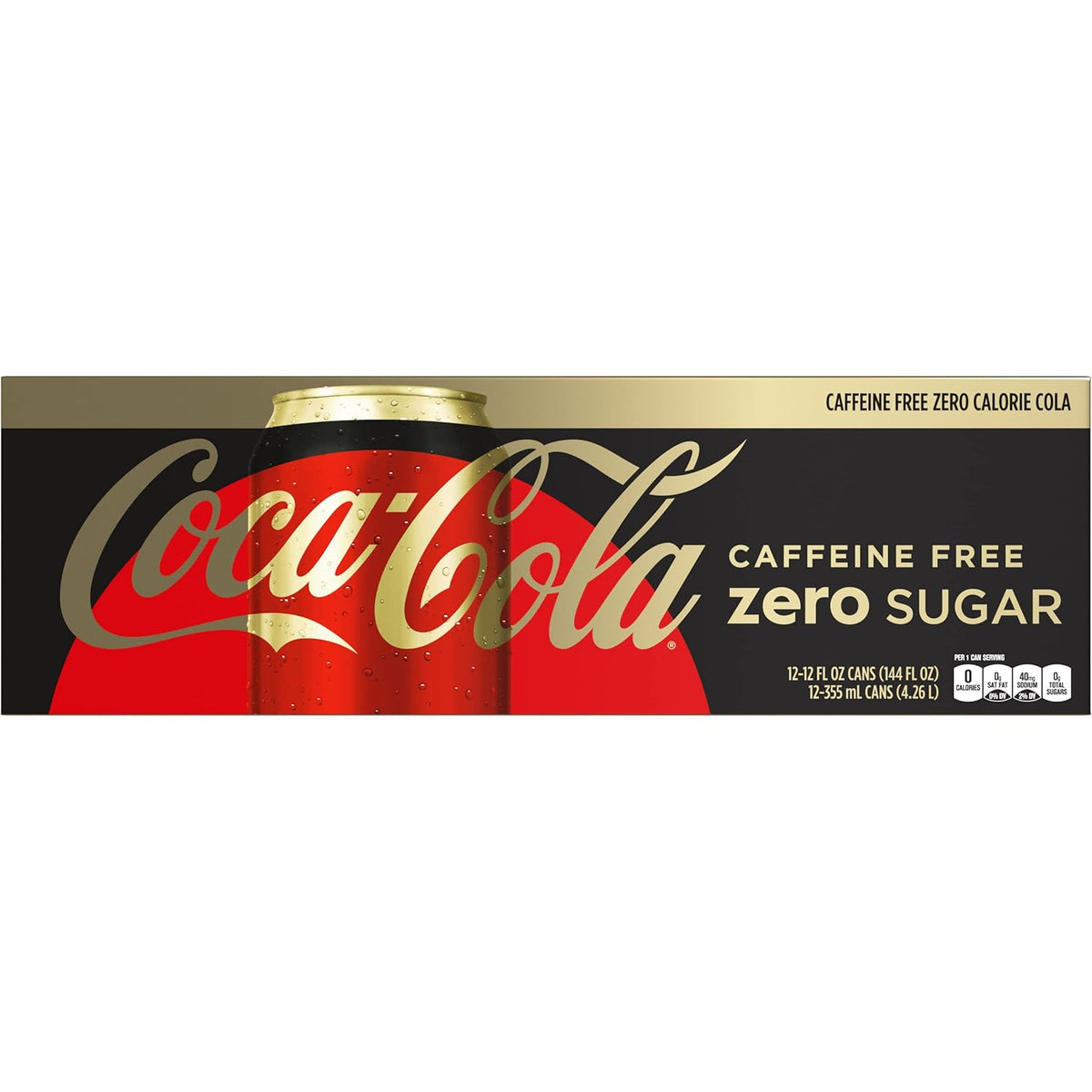Zero Caffeine-Free Soda, 12 Fl Oz (pack of 12) E497673