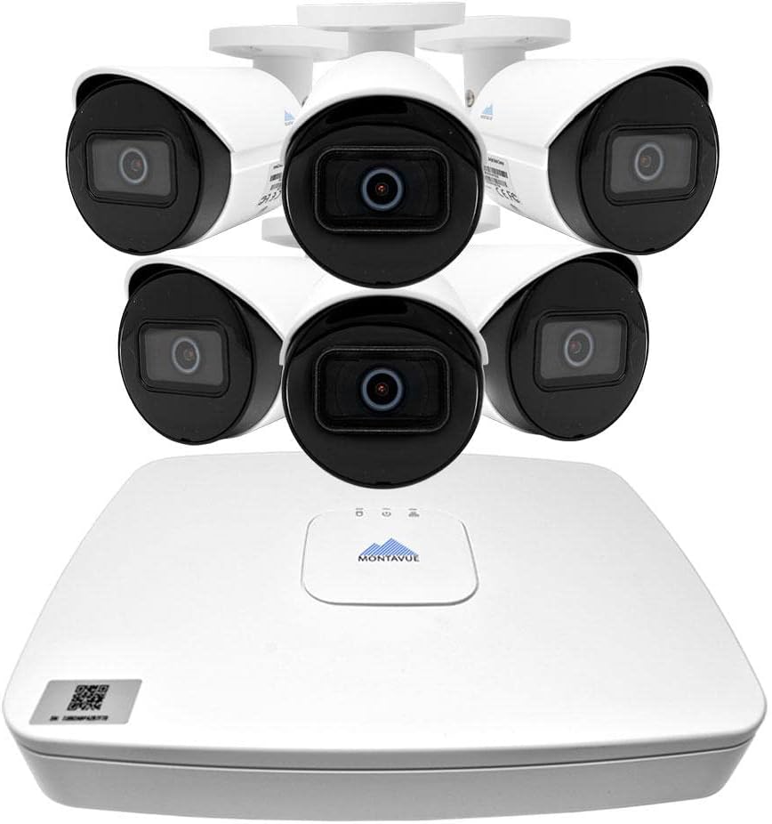 4K 8MP 8ch POE Security Camera System with 8 Bullet Cameras H85816