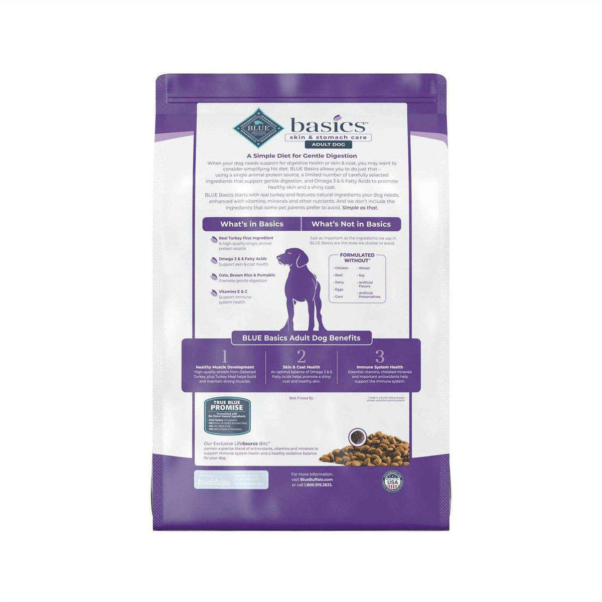 Turkey & Potato Recipe Dry Dog Food S98071