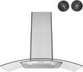 36 in. Ductless Wall Mount Range Hood with Baffle Filters C738