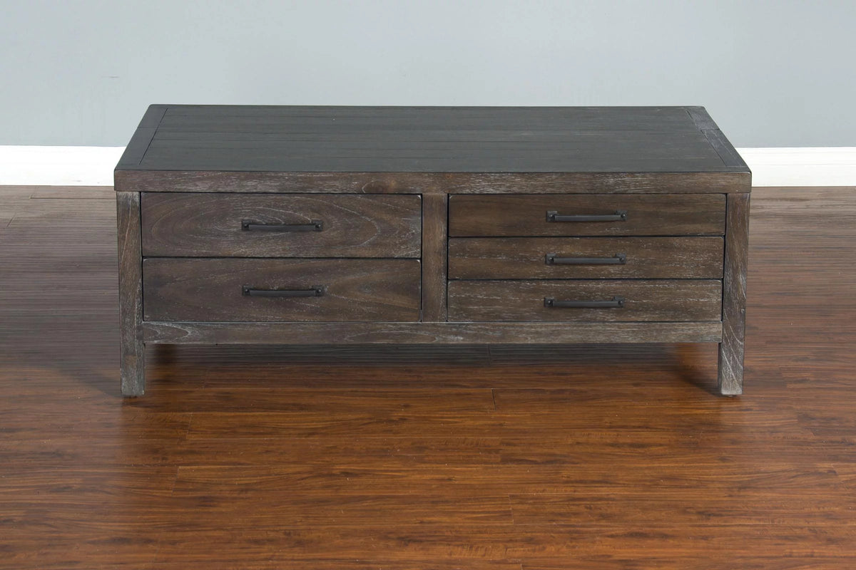 16" Mindi Wood Chair Side Table in Dark Brown Q1953