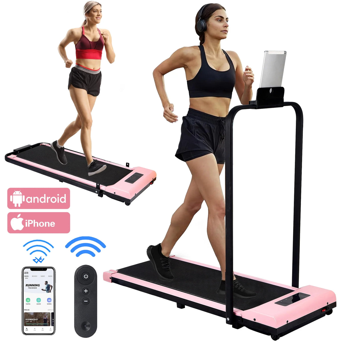 2 in 1 Folding Electric Treadmill V478