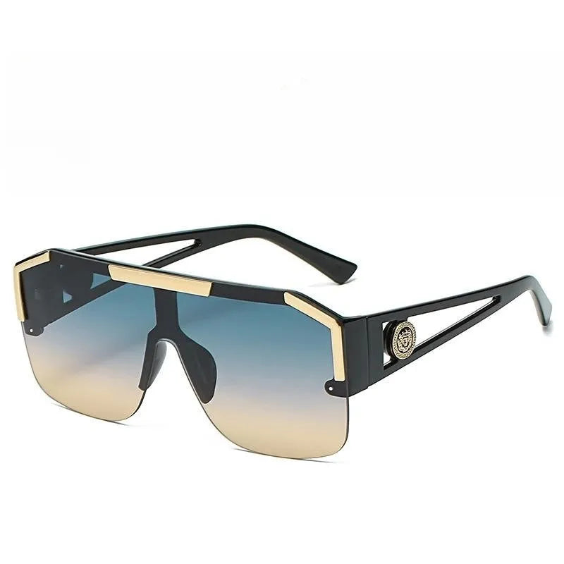 Hollowed-out One-piece Lens Sunglasses B5953
