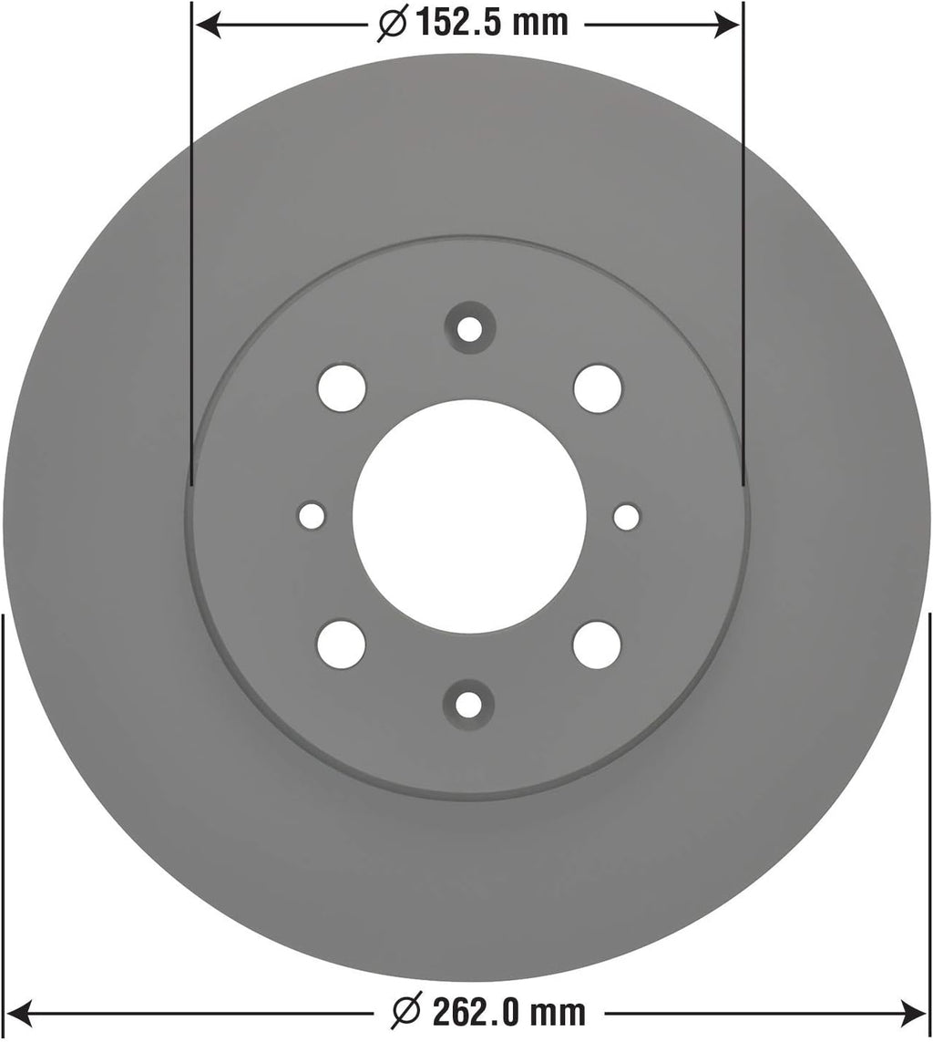 Front Brake Rotor Pack of 2 T3816