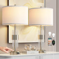 Gold Table Lamp with USB A+C Ports Set of 2 M9807
