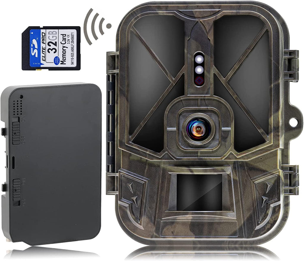 4K 30MP Trail Camera with Night Vision Motion Activated Hunting Camera E48199
