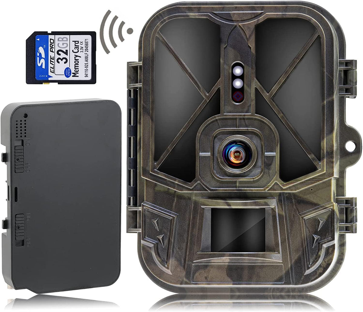 4K 30MP Trail Camera with Night Vision Motion Activated Hunting Camera E48199