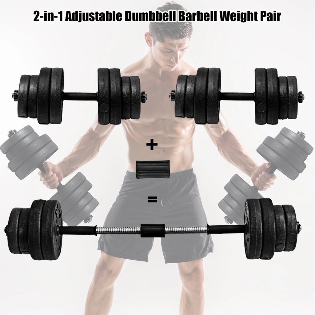66 Lbs. Adjustable Dumbbell Set T6231