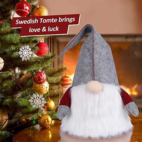 25 Inch Plush Gnome Christmas Tree Topper D714