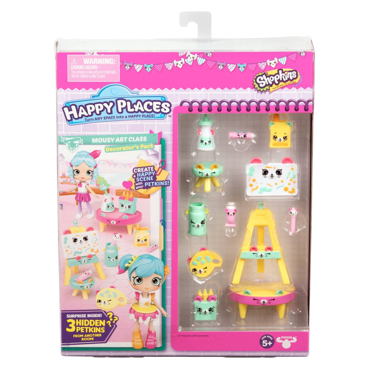 Mousy Art Class Shopkins Decorator Pack P3872