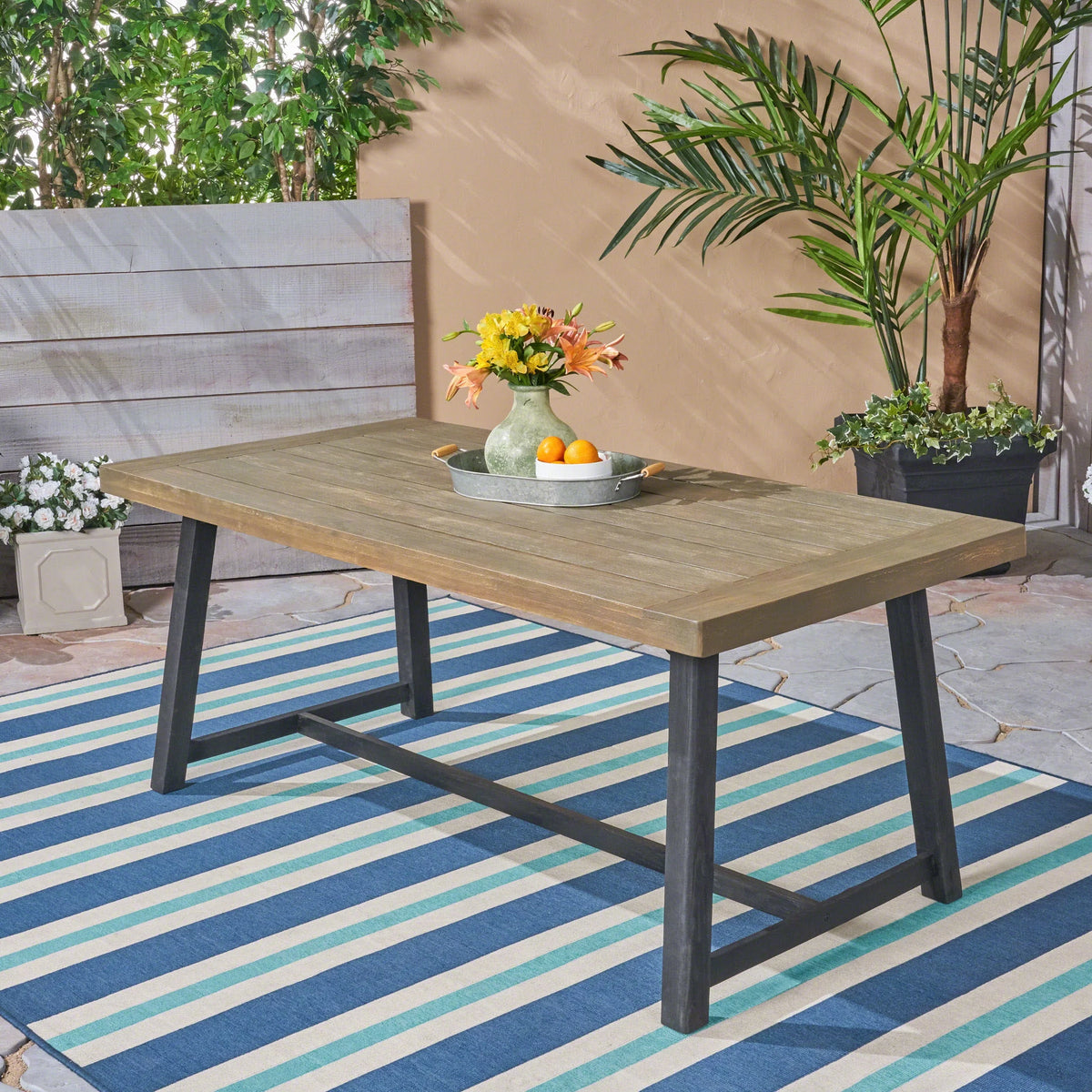 Acacia Wood Dining Table J5024