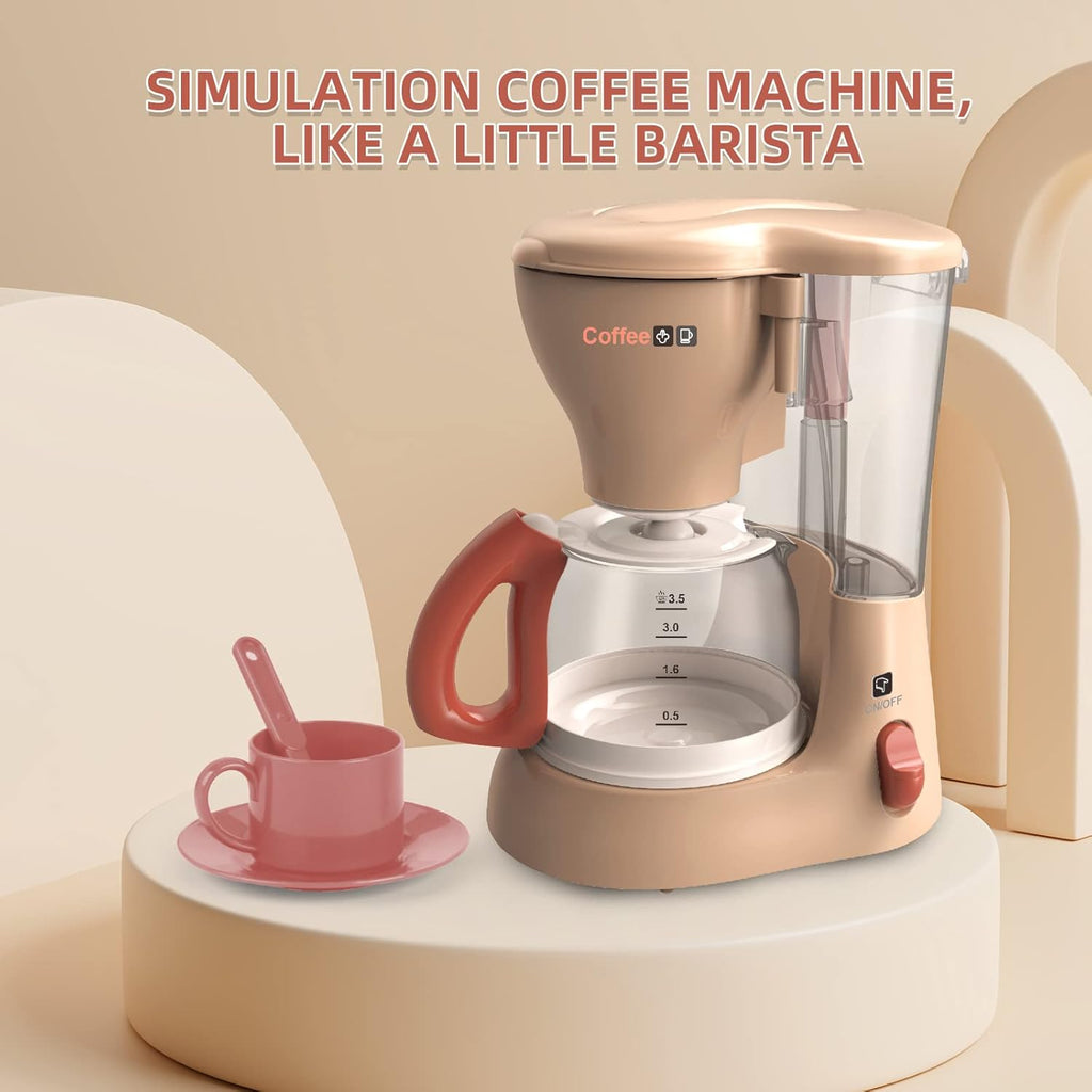 Toy Kitchen Set with Blender, Coffee Maker, Mixer and Toaster D7410