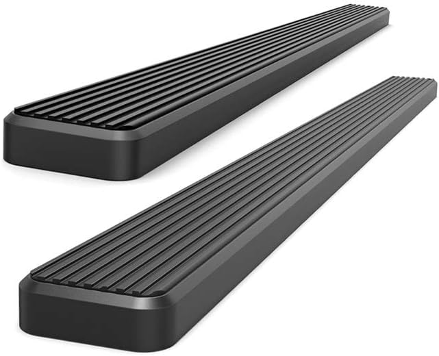 6in Black Running Boards E934