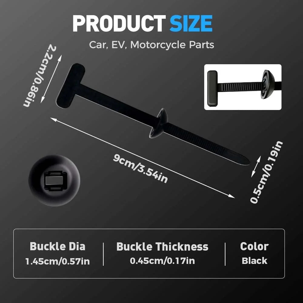 Nylon Self-Locking Cable Tie Buckle M323