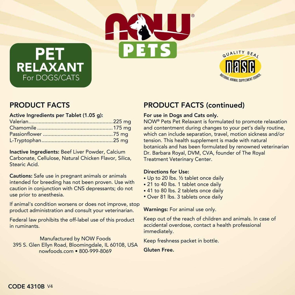 Pet Relaxant for Dogs/Cats C943