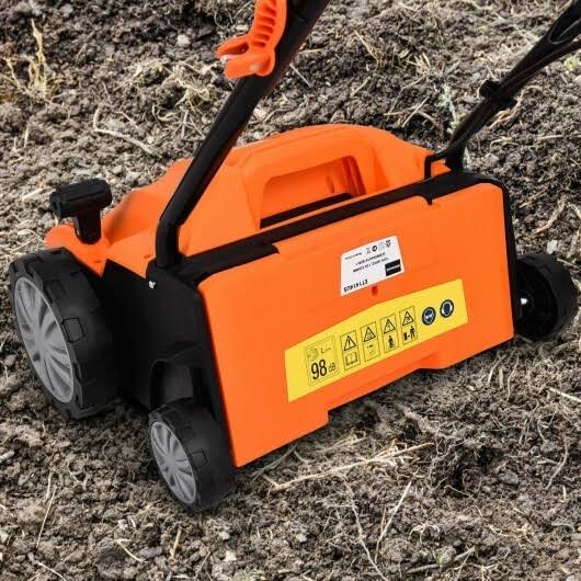 Corded Electric Lawn Mower Scarifier and Dethatcher V15583