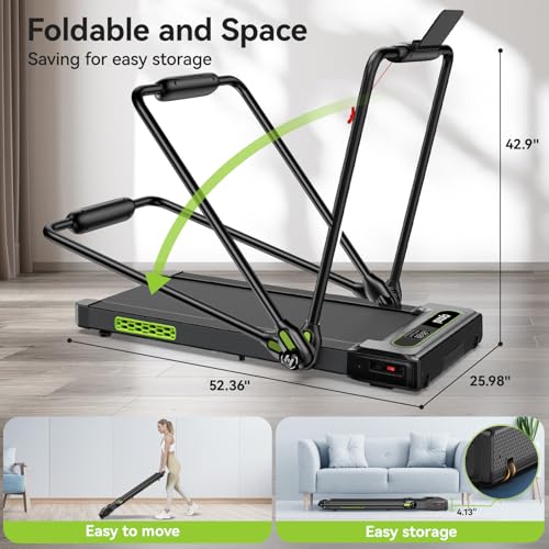3 in 1 Foldable Electric Treadmill 300 lbs Capacity T97448