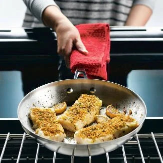 Stainless Steel Induction 12 inch Frying Pan N96707