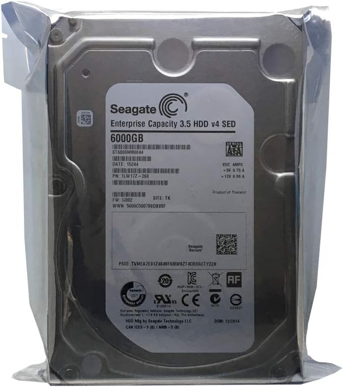 6TB 128MB Cache 7200RPM SATA 6.0Gb/s 3.5in Internal Hard Drive Pack of 2 P527268
