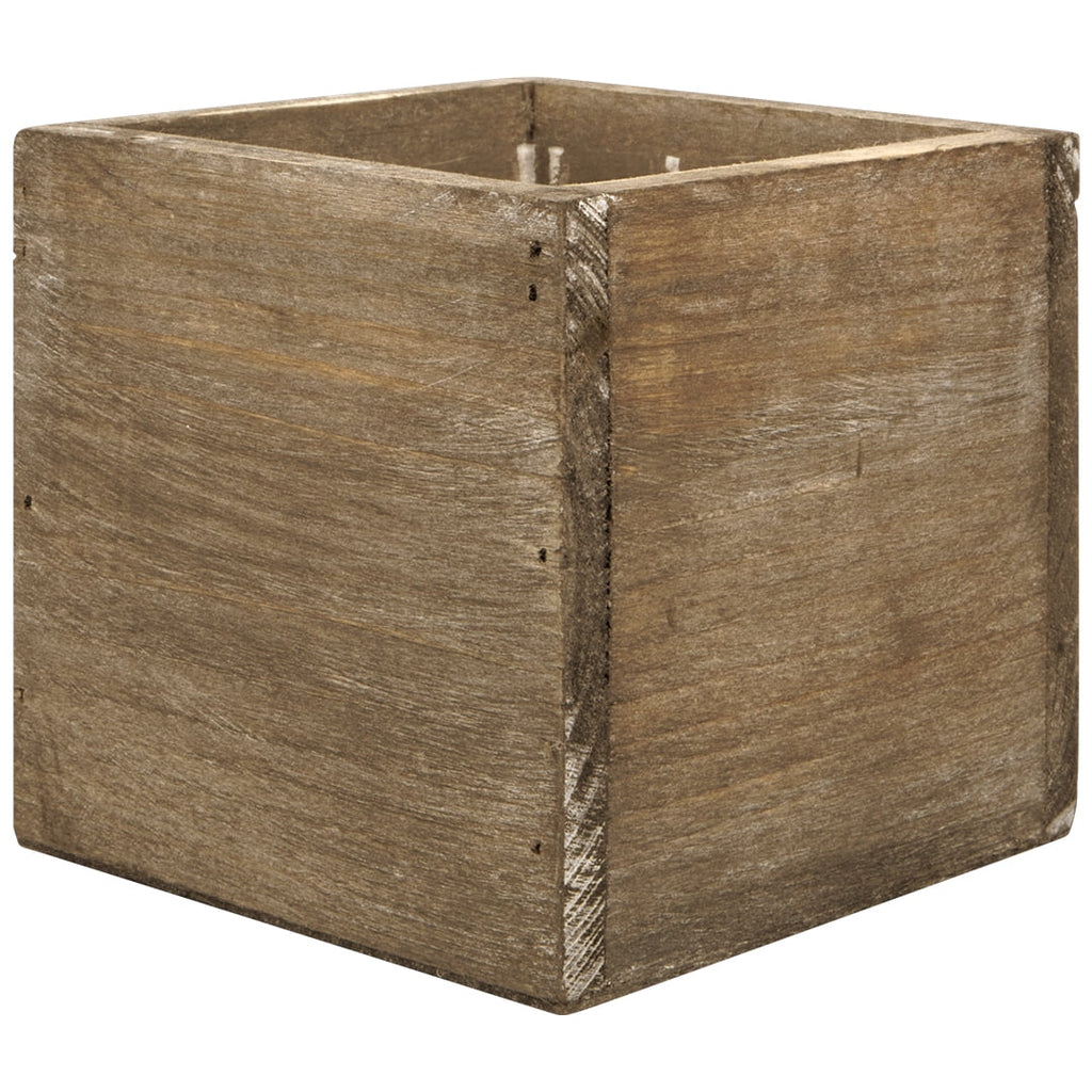 Brown Wood Vase Pack of 6 F85258