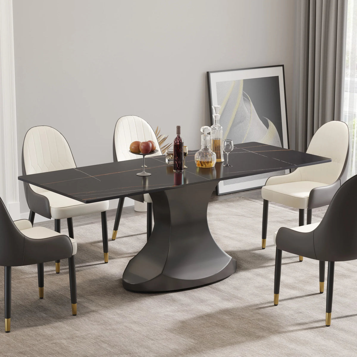 Sintered Stone Top Dining Table J820
