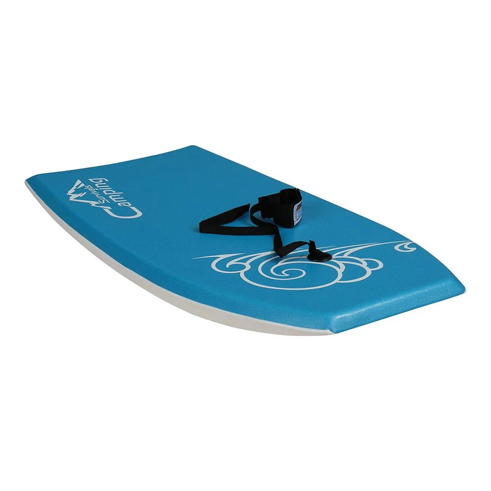 33" Lightweight Bodyboard with EPS Core, XPE Deck, HDPE Slick Bottom, Blue D72558