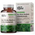 Sea Moss 180 Capsules with Irish Moss, Burdock Root & Bladderwrack W352