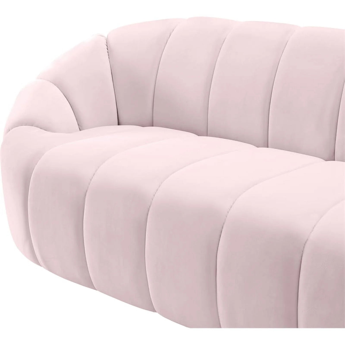 Pink Velvet Sofa E229627