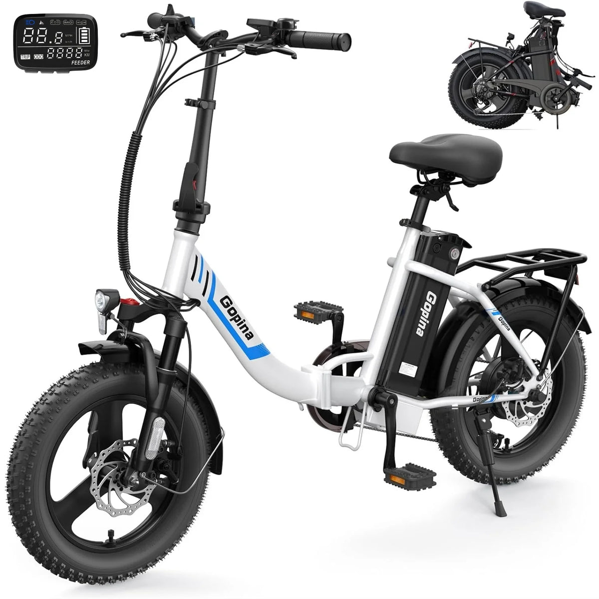 Folding 350W Step-Through Electric Bike K275050