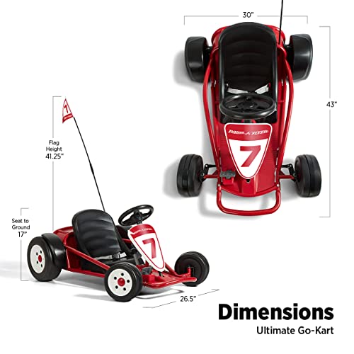 36V Battery-Powered Kids Electric Go-Kart with Adjustable Seat, Rubber Wheels, Grey X5205