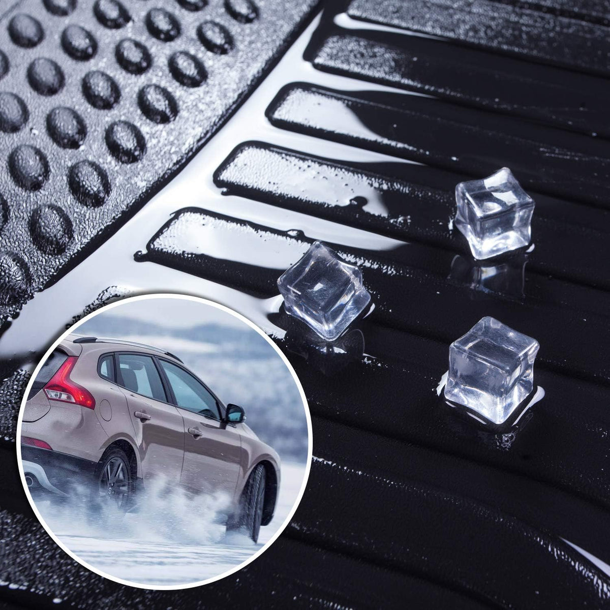 Black All Weather Floor Mats Liners G8293