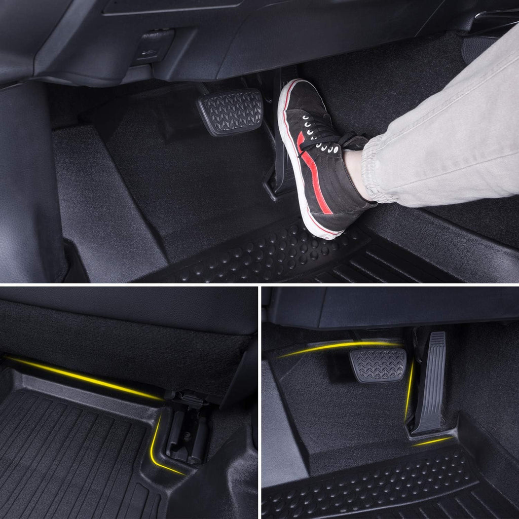 Black All Weather Floor Mats Liners G8293