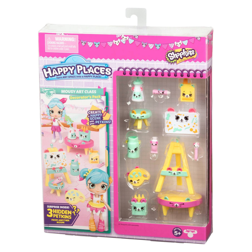 Mousy Art Class Shopkins Decorator Pack P3872