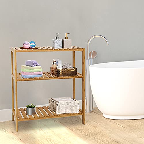 Bamboo 5-Tier Corner Shelf J9502