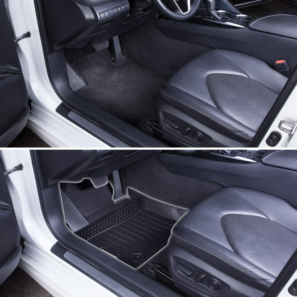 Black All Weather Floor Mats Liners G8293