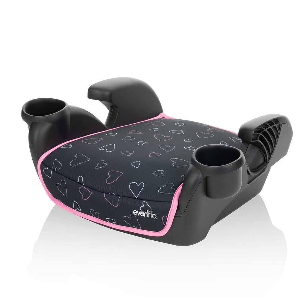Chardon Black Booster Car Seat & Amore Pink No Back Booster Car Seat Q494263