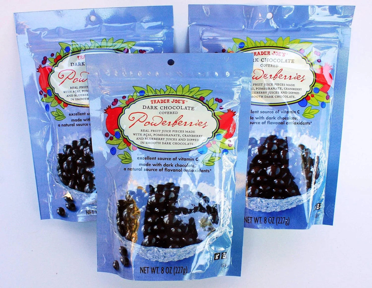 Dark Chocolate Covered Powerberries With Acai, Pomegranate, Cranberry And Blueberry Pack Of 3 R12517