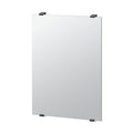 30-inch Matte Black Bathroom Mirror S98294