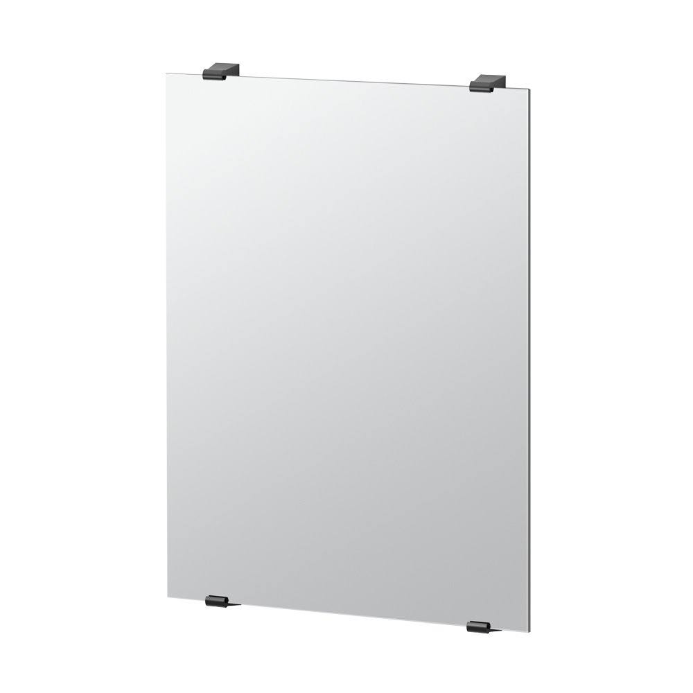 30-inch Matte Black Bathroom Mirror S98294