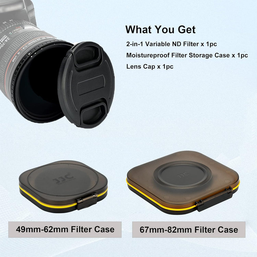 2-in-1 77mm Variable ND Filter & CPL Polarizer Filter F34923