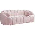 Pink Velvet Sofa E229627