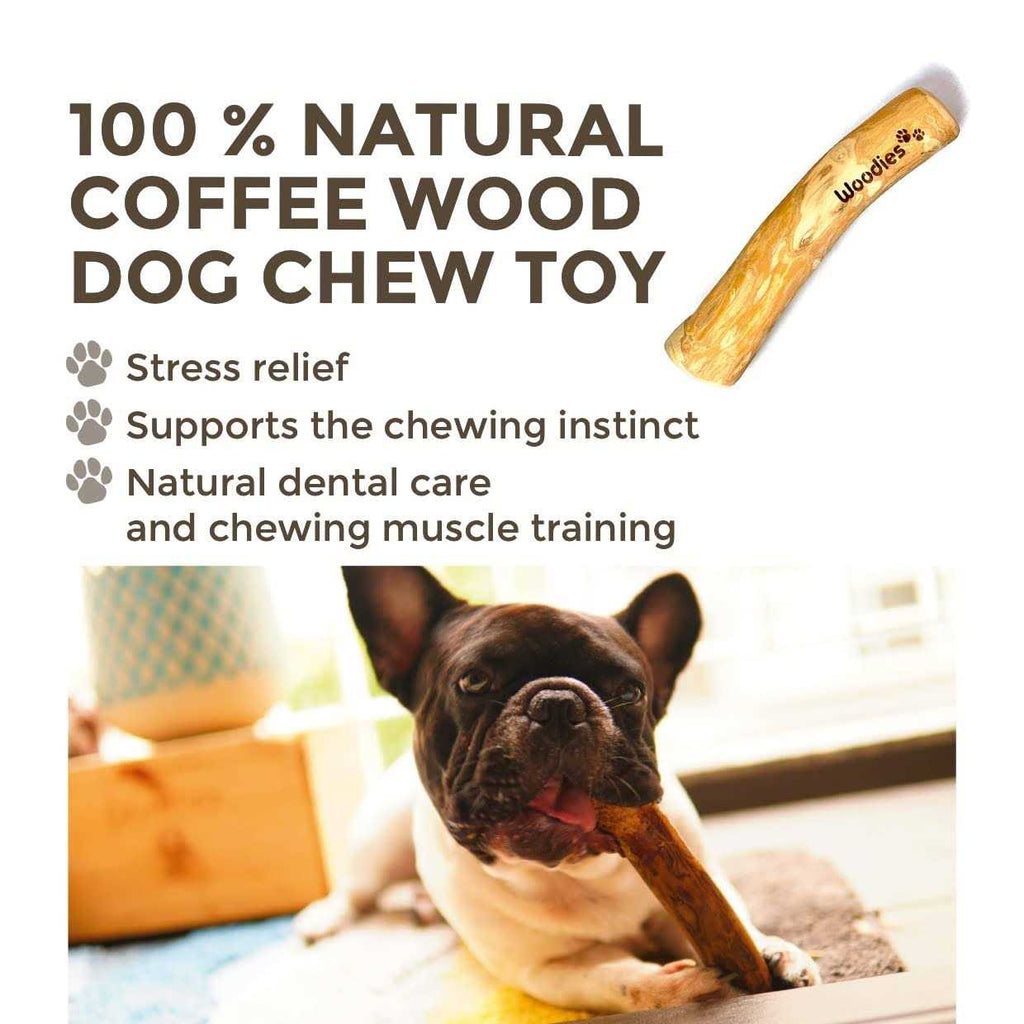 Dog Chew Toys Coffee Wood D4689