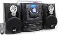 Bluetooth 3-Speed Stereo Turntable and 3 CD Changer with Dual Cassette Deck Y812490