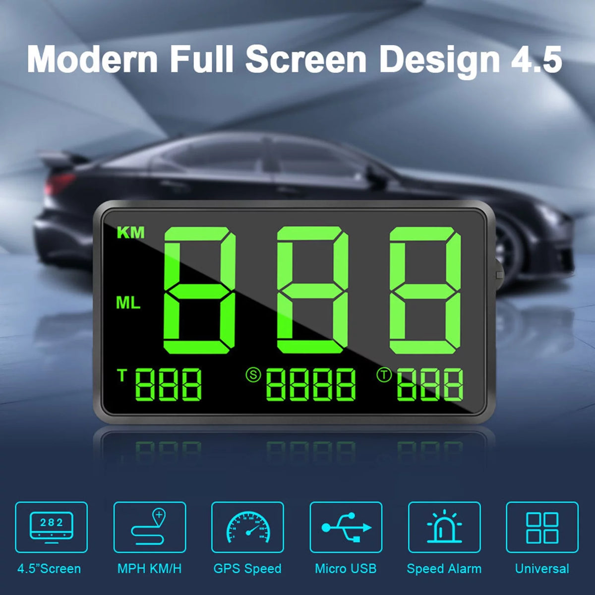 GPS Speedometer with Over Speed Alarm H26116
