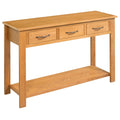 Solid Oak Wood Console Table B319