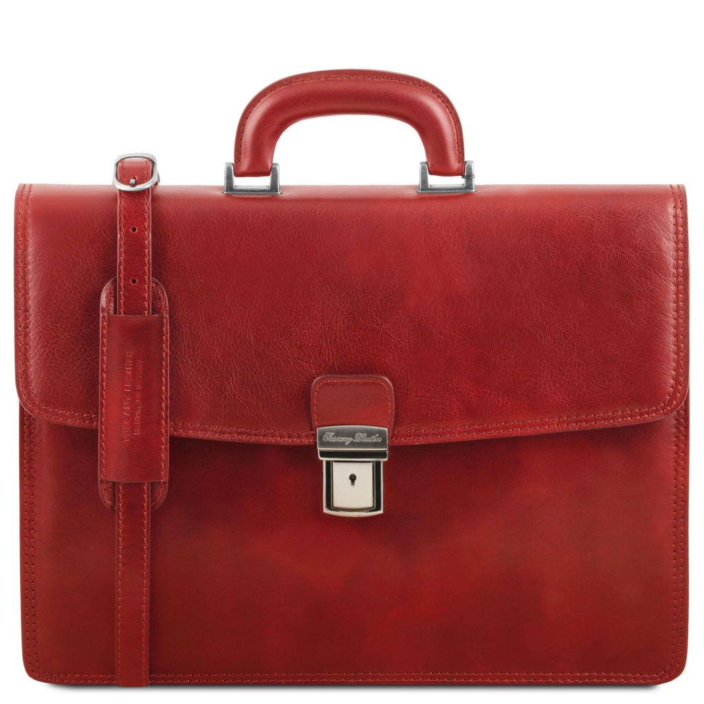 Red Leather Briefcase R490011
