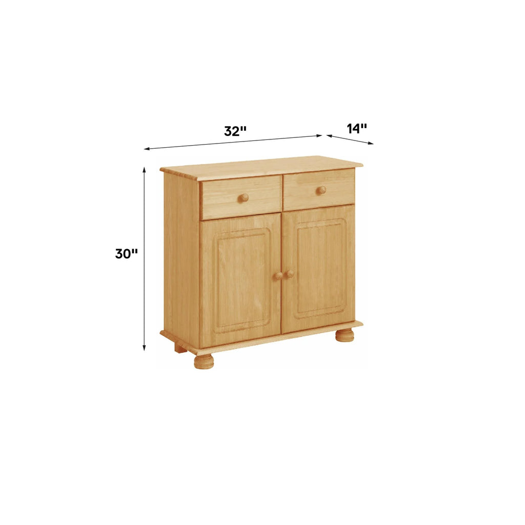 Stained Brown Sideboard with 1 Drawer and 1 Cabinet R5945