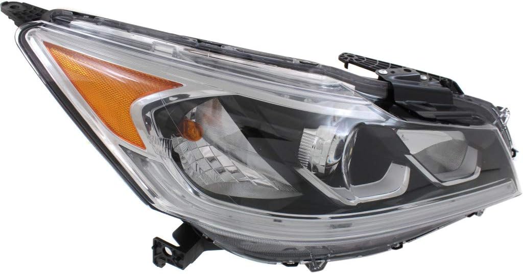 Passenger Side Halogen Headlight Assembly for Honda Accord 2016 2017 B440020