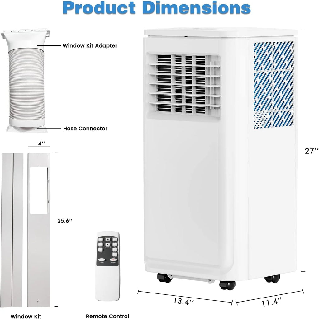 10000 BTU Portable Indoor Air Conditioner with Remote Control R107592