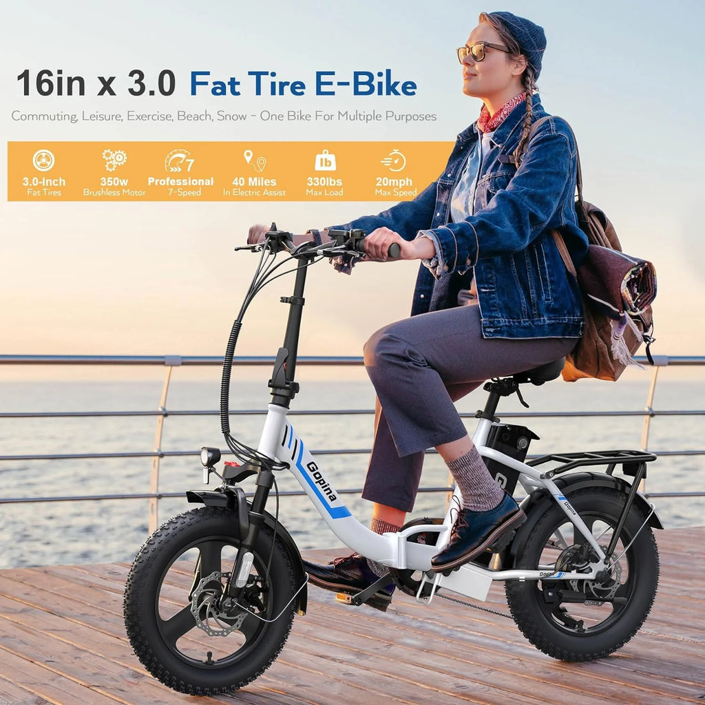 Folding 350W Step-Through Electric Bike K275050
